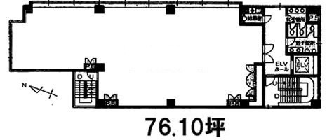 小舟町ビル6F 間取り図