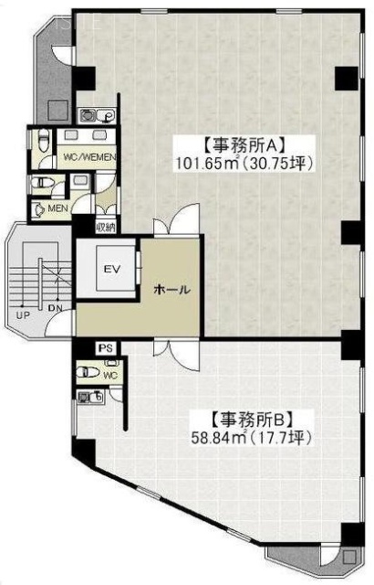 サンエスビルA 間取り図