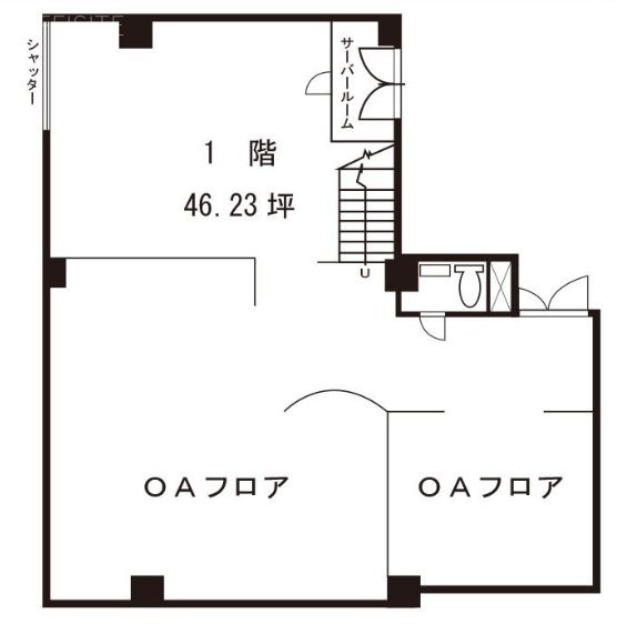 小池ビル1F 間取り図