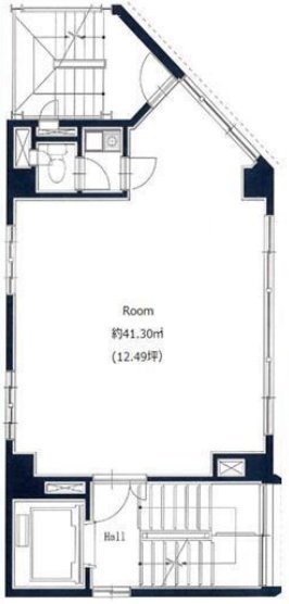 東洋新宿ビル401 間取り図