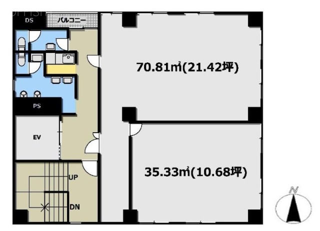 大田丸ヱ農産ビル5F 間取り図
