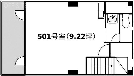 東油ビル501 間取り図