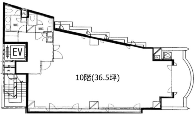 いちご内神田ビル10F 間取り図