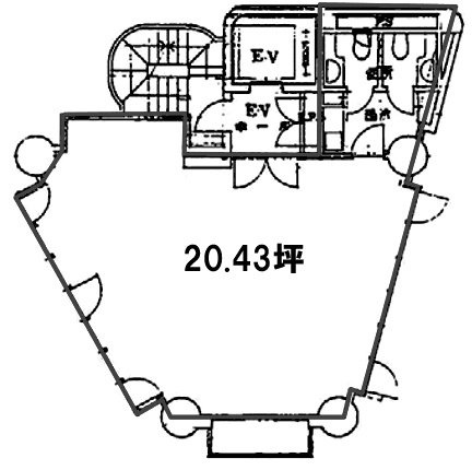 VORT麻布十番9F 間取り図