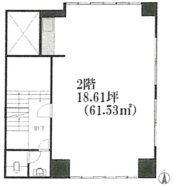 萩野ビル2F 間取り図