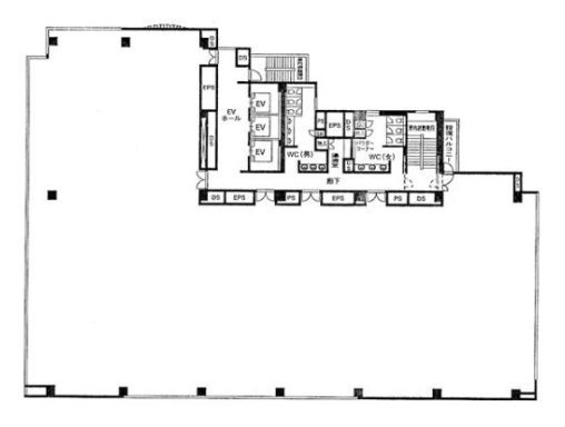 目黒東急ビル6F 間取り図
