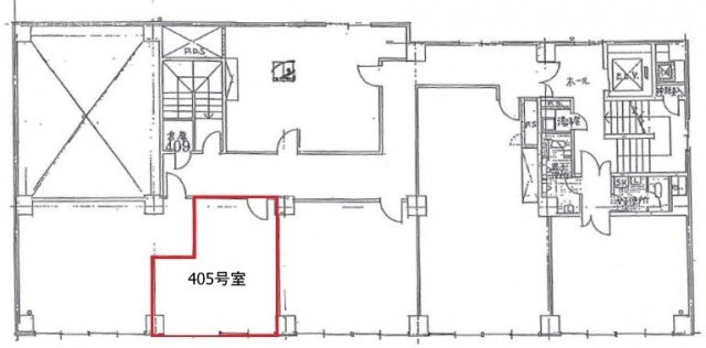 東京銀座ビルディング405 間取り図