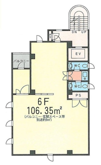 TRUST VALUE 代々木上原6F 間取り図