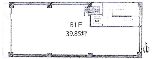 セカンドエイドビルB1F 間取り図