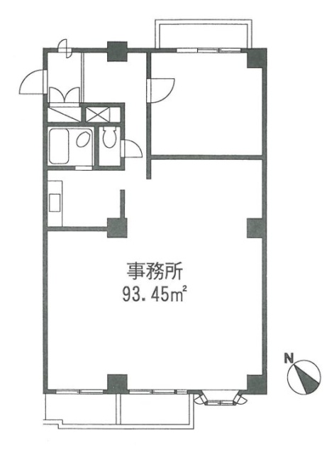 ドルミ第2代々木6F 間取り図