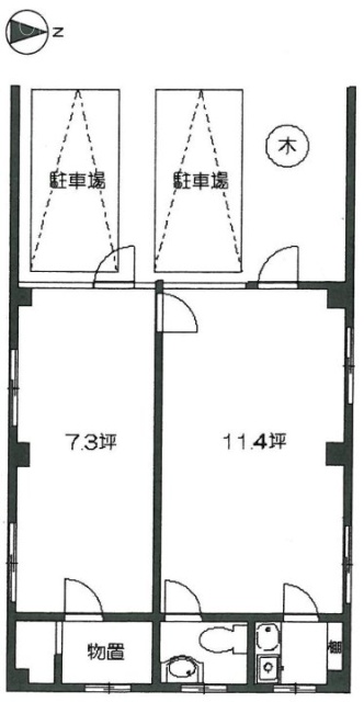 トレス四谷ビル1F 間取り図