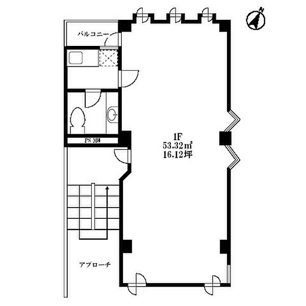 Pelangi神宮1F 間取り図