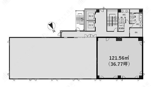 HF日本橋兜町ビルディング302 間取り図