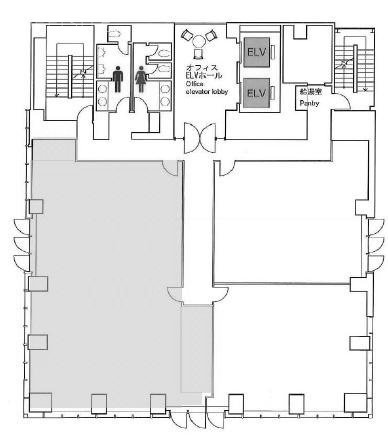 日総第22ビル7F 間取り図