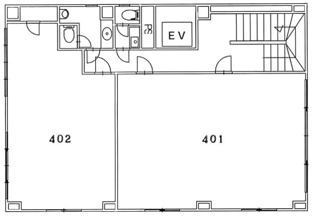 第2鈴勘ビル401 間取り図
