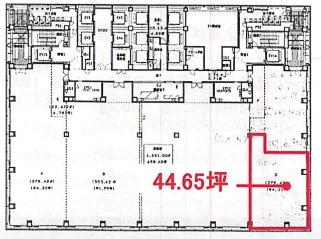 明治安田生命さいたま新都心ビル16F 間取り図