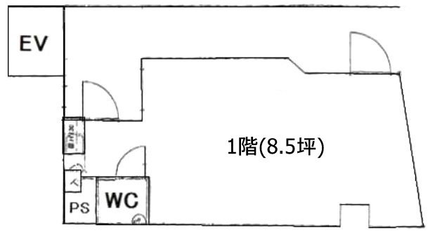 NSビル1F 間取り図