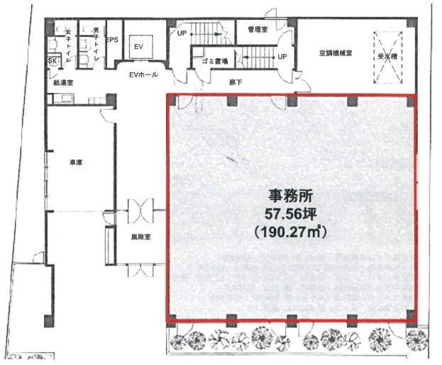 二番町大沼ビル1F 間取り図
