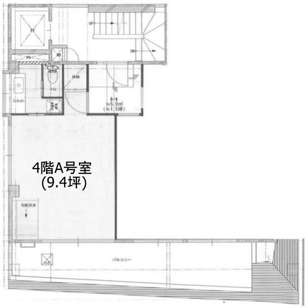 麹町フラッツA 間取り図