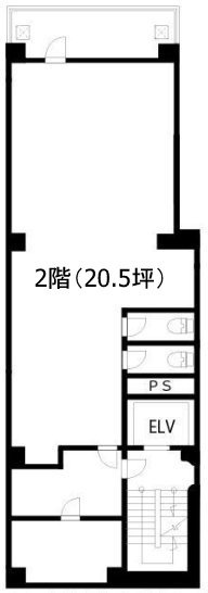 アルプスビル2F 間取り図