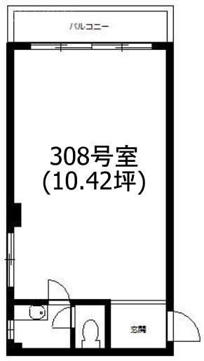 シャンブル15308 間取り図