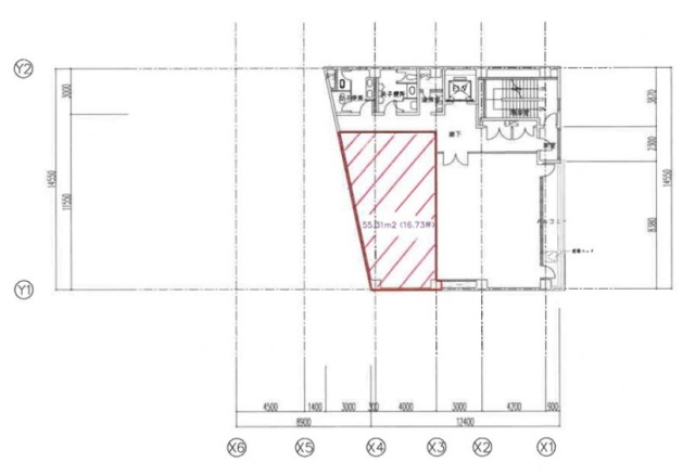 あいおいニッセイ同和損保江東ビル6F 間取り図