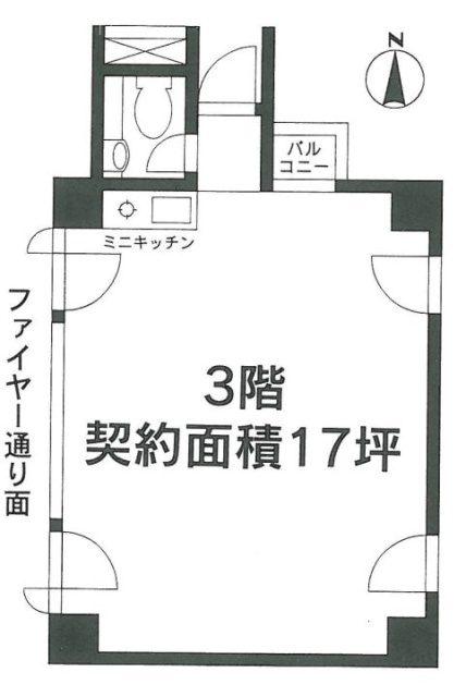 番匠ビル3F 間取り図