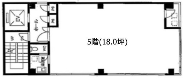 ラ・ブリークビル5F 間取り図