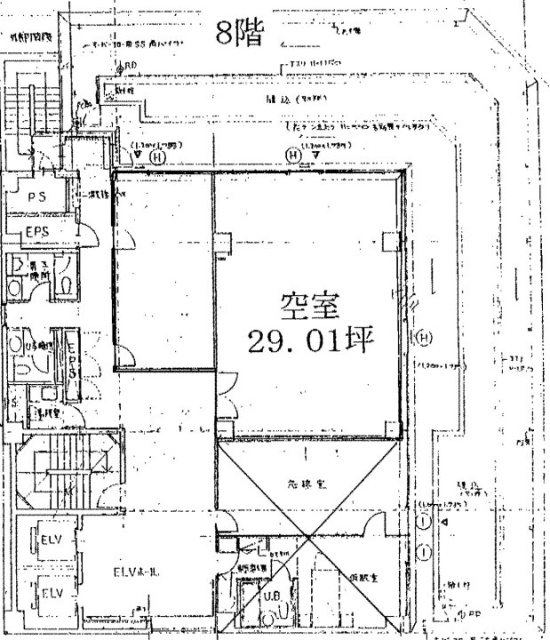佐久間製菓ビル8F 間取り図