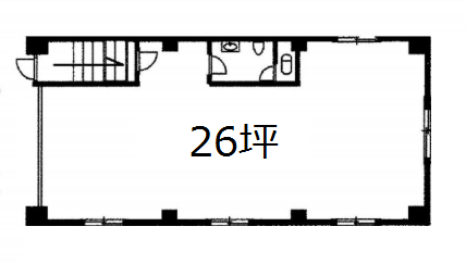 宝ビル1F 間取り図