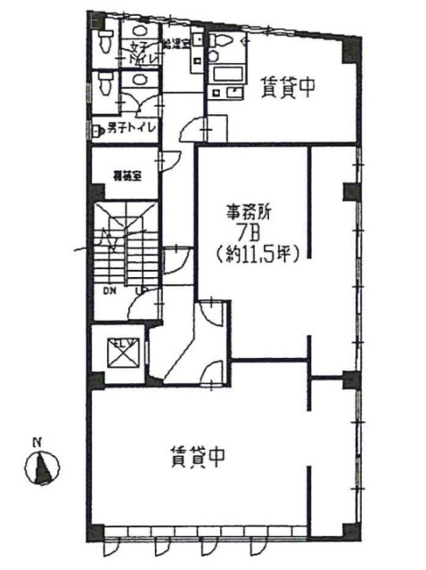 NK第7ビルB 間取り図