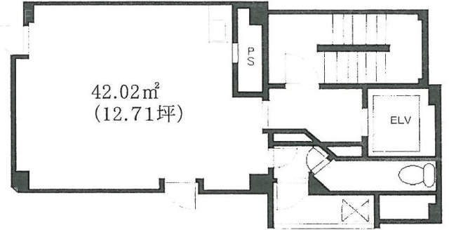 日宝八重洲ビル7F 間取り図