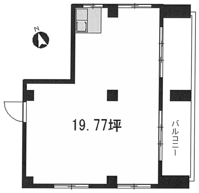 蒲燃(カマネン)ビル301 間取り図