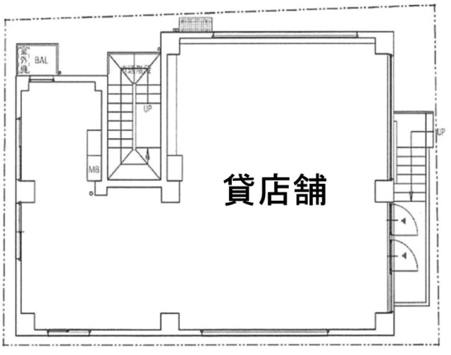 Kukai Terrace祐天寺ANNEXビル2F 間取り図