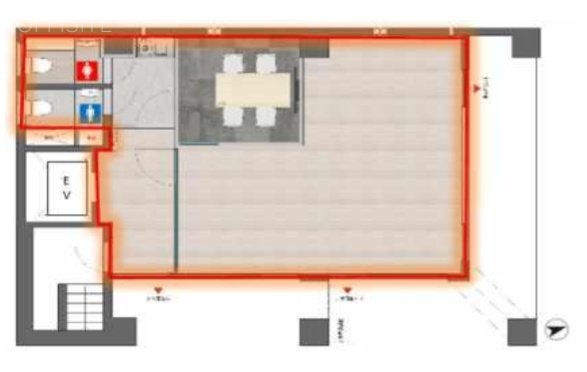アトリウム恵比寿南一丁目ビル5F 間取り図