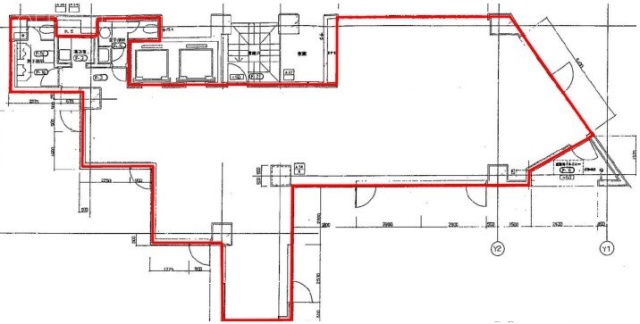 代々木フォレストビル7F 間取り図