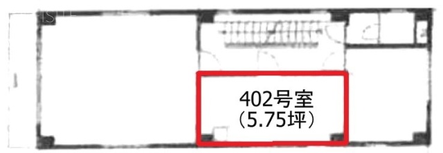 HUB神田三崎町ビル402 間取り図