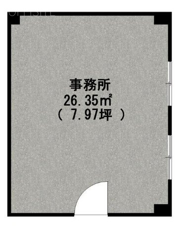芝大門RUビル203 間取り図