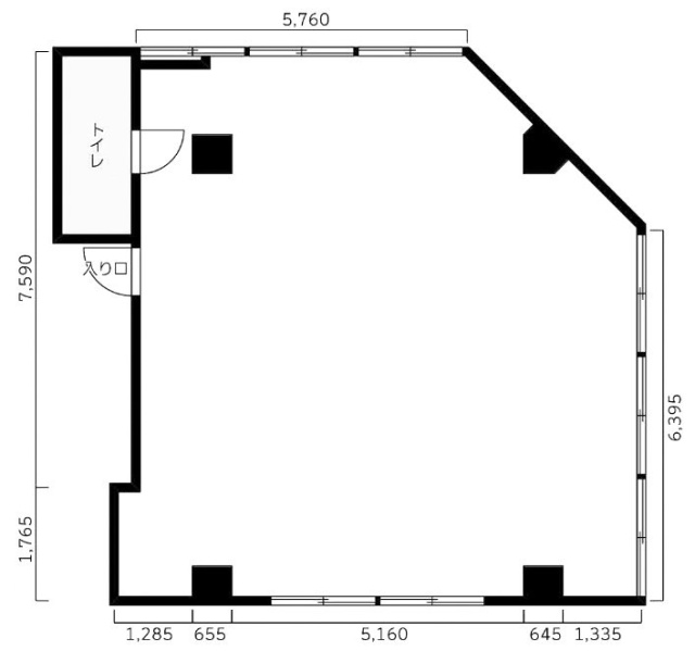 第2関根ビル5F 間取り図