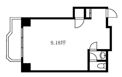 羽田ビル406 間取り図