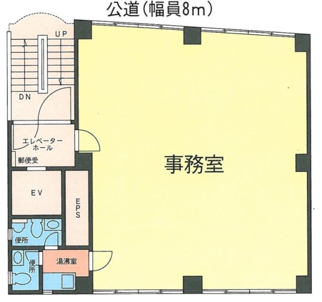 平川本社ビル1F 間取り図