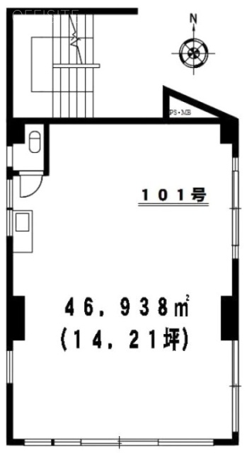 第一後藤ビル101 間取り図