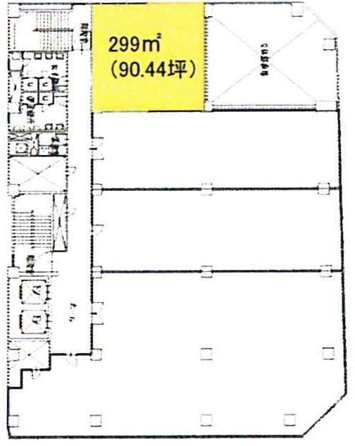 横浜大栄ビル6F 間取り図