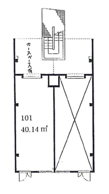 森田第6ビル101 間取り図