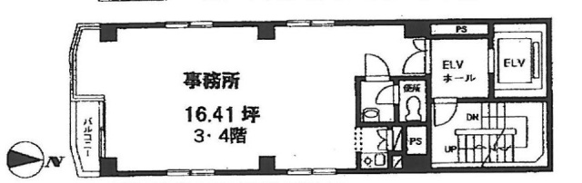 CICビル3F 間取り図