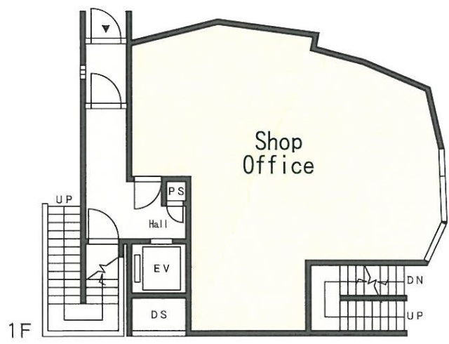 COMS EBISUビル1F 間取り図
