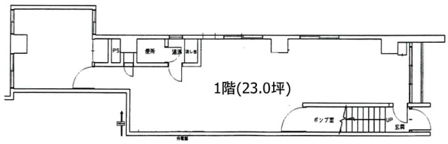 太田共同ビル1F 間取り図
