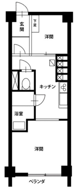 パシフィックワコー303 間取り図