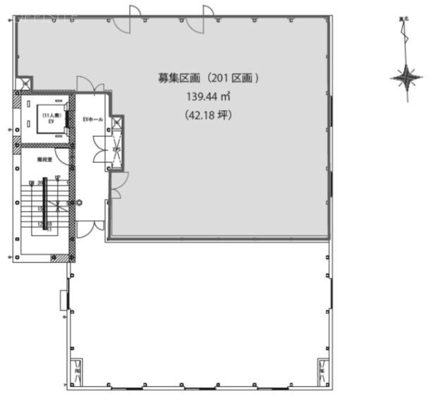 東急西蒲田ビル201 間取り図
