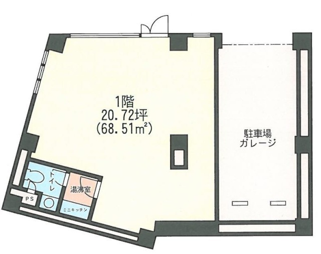ラポール南青山1F 間取り図